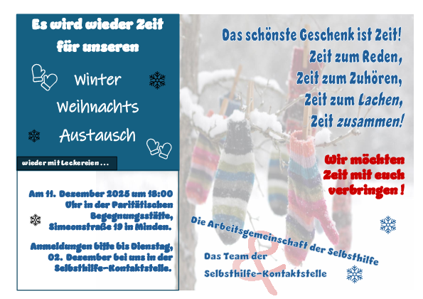 Winter-Weihnachtsaustausch
